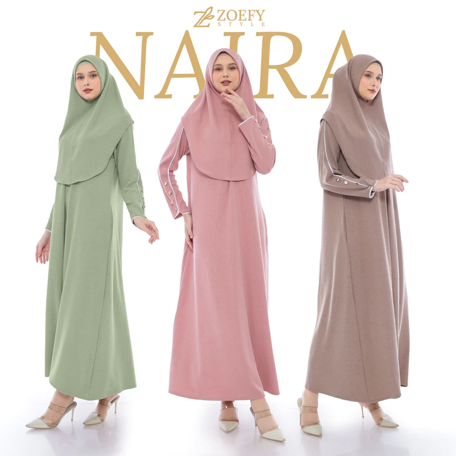 Naira Gamis Muslimah Elegan